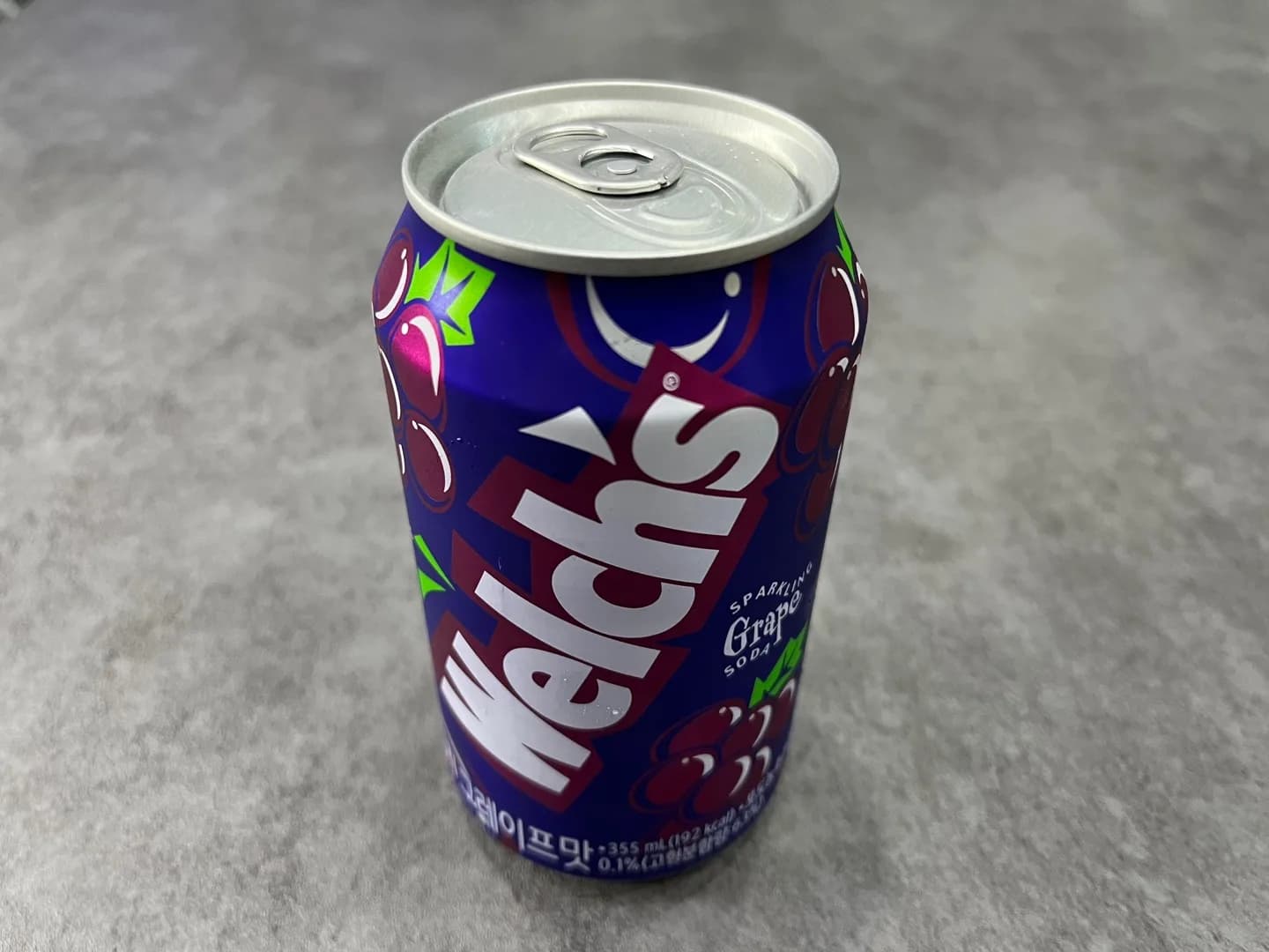 웰치스 355ml 메뉴 사진